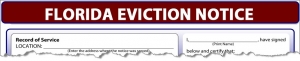 Florida Eviction Notice