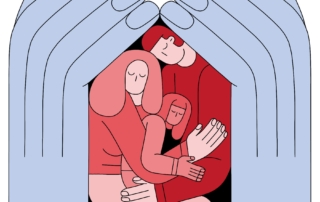 Family in Hands image
